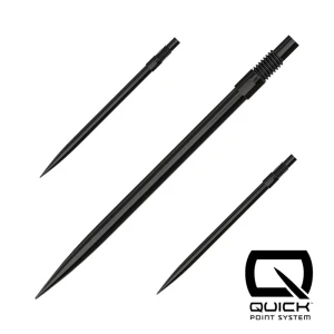 Harrows Quick Points Black - 30mm