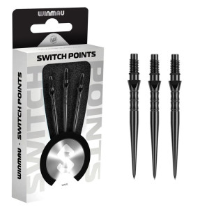 Winmau Switch Point Wave Black - 30mm