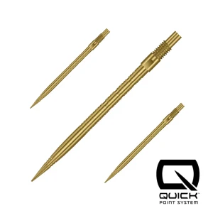 Harrows Micro Ridge Quick Points Gold - 35mm