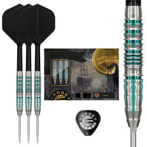 Target Japan Black Marque Pierce Swiss Point 90% Steel Tip Darts - 22 gram