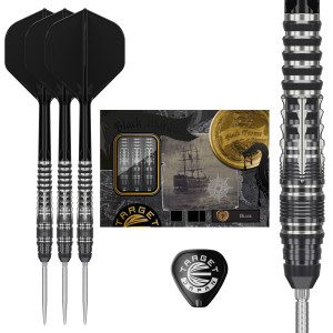 Target Japan Black Marque Blaze Swiss Point 90% Steel Tip Darts - 25 gram