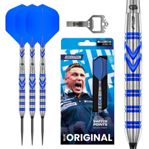 Red Dragon Gerwyn Price Blue Original Switch Point 90% - Dartpilar - 26 gram