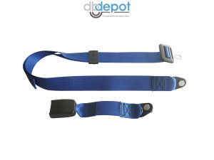 Beckengurt mit Bandschloß 30 cm blau