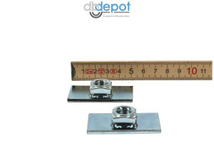 Satz Montageplatten Sicherheitsgurt