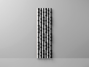 Biały panel dekoracyjny z czarnymi klockami 3D MILO Clickform – Murso