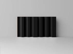 Panel dekoracyjny mini z klockami 3D FREDDO Clickform - Czarny - Murso