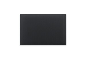 Grafitowy panel ścienny tapicerowany 60x40 Ekoskóra prostokąt