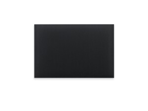 Czarny panel ścienny tapicerowany 60x40 Ekoskóra prostokąt