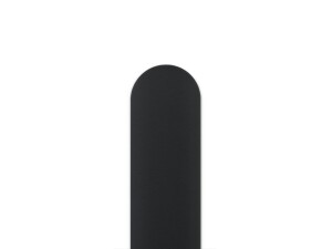 Panel ścienny tapicerowany Czarna Ekoskóra 20x80 płotek