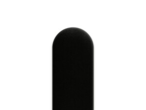 Czarny panel tapicerowany 30x80 Welur płotek