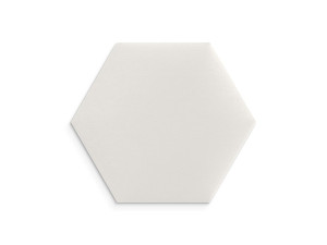 Panel ścienny tapicerowany Kremowy Welur 30x26 heksagon