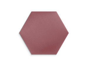 Panel ścienny tapicerowany Brudny Róż 30x26 Welur heksagon