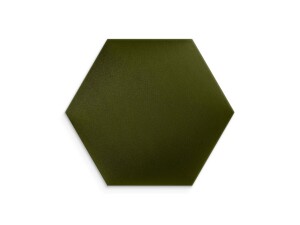 Panel ścienny tapicerowany Khaki 30x26 Welur heksagon