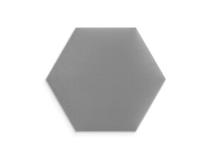 Panel ścienny tapicerowany Jasny Szary 30x26 Welur heksagon