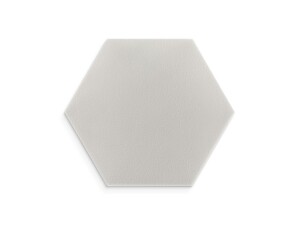 Kremowy panel ścienny tapicerowany 30x26 Ekoskóra heksagon