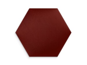 Panel ścienny Bordowy Welur 40x35 heksagon