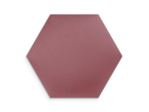 Panel ścienny tapicerowany Brudny Róż 40x35 Welur heksagon