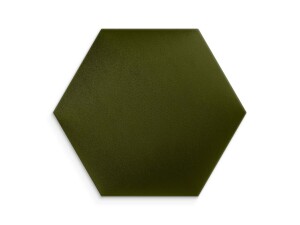Panel ścienny tapicerowany Khaki 40x35 Welur heksagon