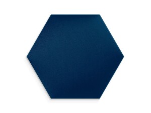 Panel ścienny tapicerowany Granatowy Welur 40x35 heksagon