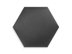 Grafitowy panel tapicerowany 40x35 Welur heksagon
