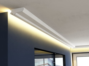 Listwa oświetleniowa LO17 sufitowa LED / 4,5 x 11,5 200 cm / Decor System / do każdego wnętrza / montaż na klej / odporność na wilgoć