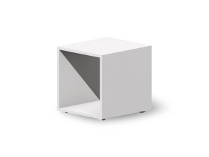 Półka BOX 400 do paneli bazowych Clickform - Biały RAL 9003 – Murso