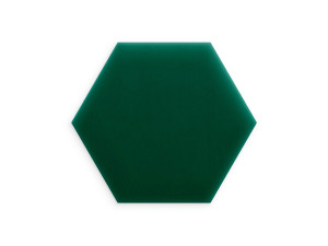 Panel ścienny tapicerowany Butelkowa Zieleń 30x26 Magic Velvet heksagon