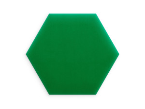 Zielony panel tapicerowany 40x35 Magic Velvet heksagon