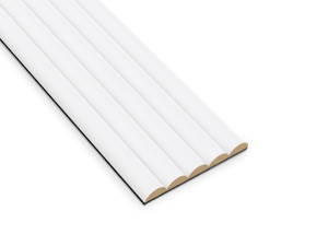 Panel ryflowany MDF - Biały Mat - LAMEO