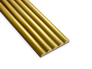 Panel ryflowany MDF - Złoty - LAMEO
