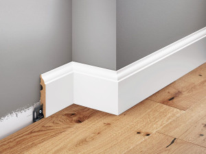 Listwa przypodłogowa MDF lakierowana Biała - LMDF-05M Creativa