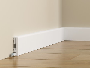 Listwa przypodłogowa 6 cm PCV DuroFit PF060 - Biały - Premium Floor