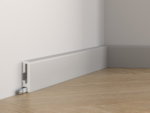 Listwa przypodłogowa 6 cm PCV DuroFit PF060G - Szary - Premium Floor