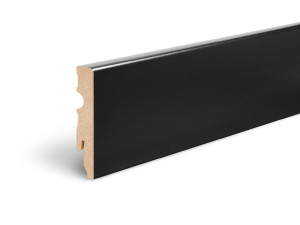 Listwa przypodłogowa MDF Czarny RAL 9005 Cezar