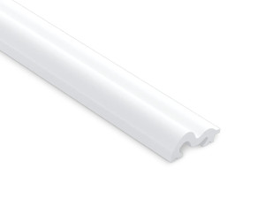 Zakończenie lewe panela ściennego premium białego WP005LTP Aria 200 cm Mardom Decor