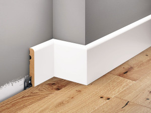 Listwa przypodłogowa lakierowana MDF półmat Biała - LMDF-07M Creativa