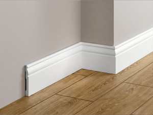 Biała listwa przypodłogowa 9,4 cm DS940 Vellano by Decor System