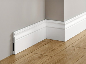 Biała listwa przypodłogowa 12 cm DS950 Vellano by Decor System