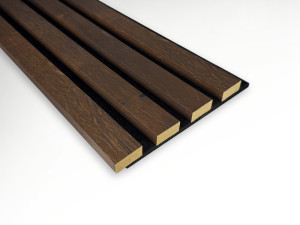 Lamel ścienny na filcu czarnym z MDF Dąb Verona Prestige Decor