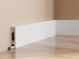 Listwa przypodłogowa 8 cm PCV DuroFit PF081 - Biały - Premium Floor