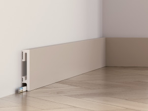 Listwa przypodłogowa 8 cm PCV DuroFit PF081C - Cappuccino - Premium Floor