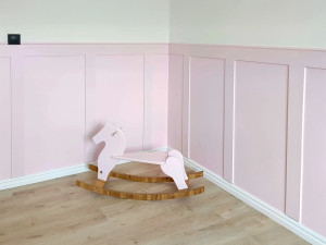 Zestaw boazerii angielskiej z lameli DIY do malowania LAMEO