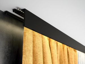 Listwa maskująca karnisz 300 cm Czarna LK-01 Creativa