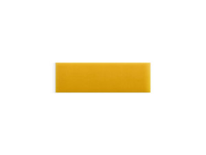 Żółty panel tapicerowany 50x15 Magic Velvet prostokąt