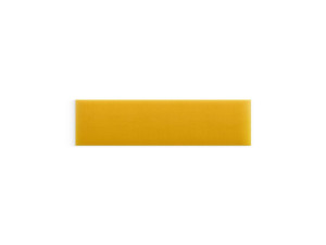Żółty panel tapicerowany 60x15 Magic Velvet prostokąt