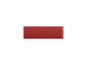 Czerwony panel tapicerowany Magic Velvet 50x15 prostokąt