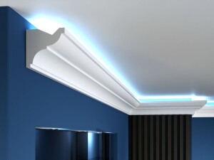 Listwa oświetleniowa LO18 LED / 11 x 12 x 200 cm / Decor System / do każdego wnętrza / montaż na klej / odporność na wilgoć