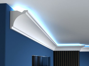 Listwa oświetleniowa LO20 / 12 x 12 x 200 cm / Decor System / do każdego wnętrza / montaż na klej / odporność na wilgoć