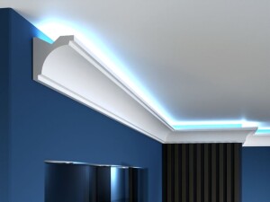 Listwa oświetleniowa LO20A / 8 x 8 x 200 cm / Decor System / do każdego wnętrza / montaż na klej / odporność na wilgoć