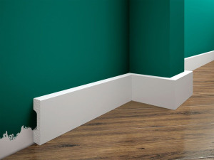 Listwa przypodłogowa malowana na biało LPC-27M